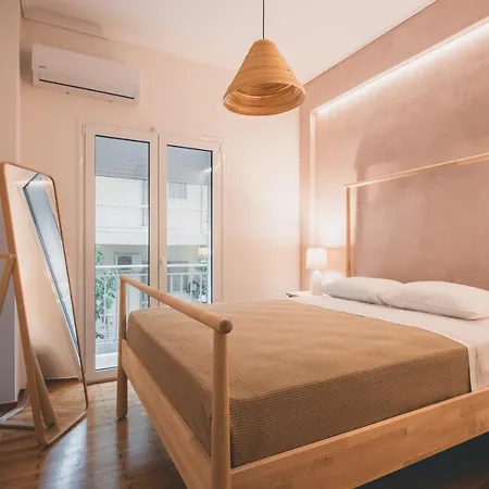 90M2 Luxury Apartment In The Heart Of Athens - Living Stone Sunstone-3
